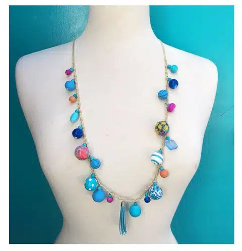 Bobble Necklace - Boho Turquoise