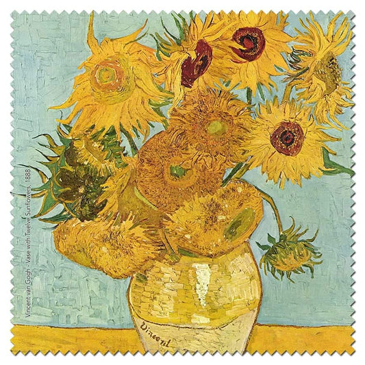 Microfibre Cloth - Sunflowers with Blue