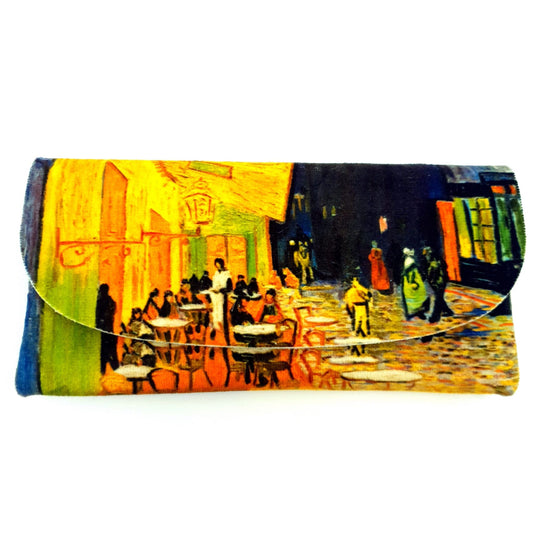 Velour Glasses Case - Terrace of the Cafe