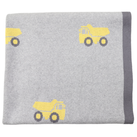 Tip Truck Blanket - Grey
