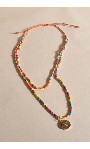Multi Strand Layered Necklace - Multi