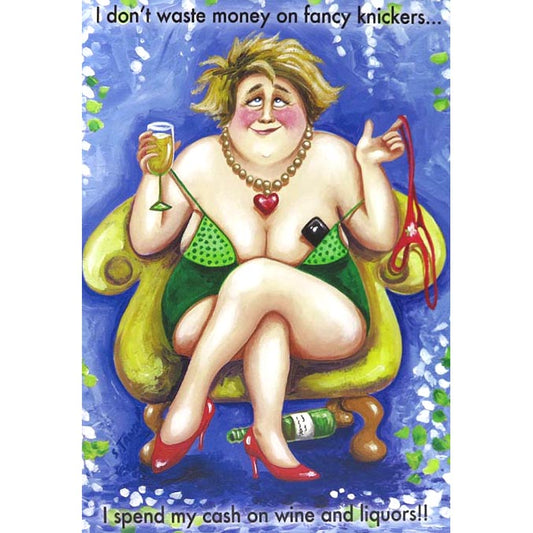 Greeting Card - Nelly No Knickers