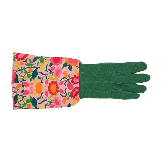 Long Sleeve Garden Gloves - Flower Patch