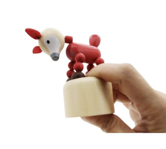 Wooden Jungle Animal Press Toy