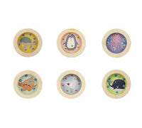 Wooden Sea Animal Ball Game