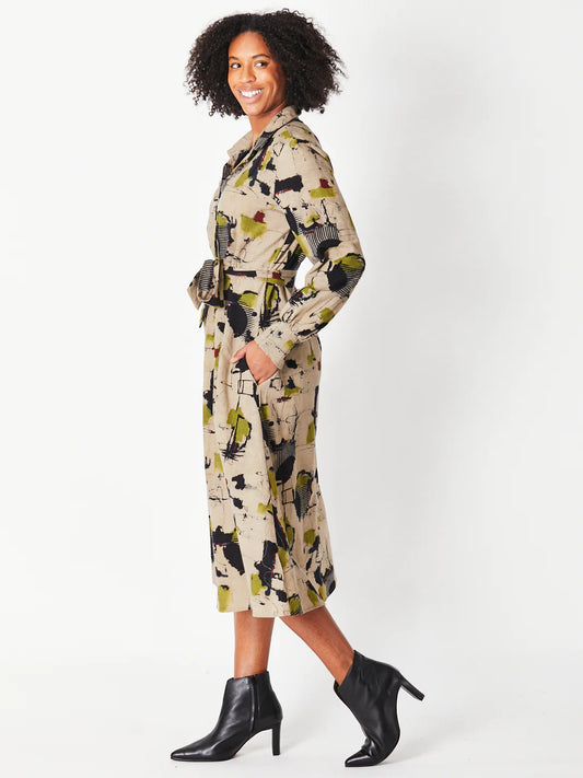 Maggie Tye Dress - Lime/Print