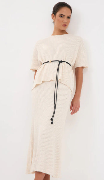 Taylor Rib Knit Midi Skirt