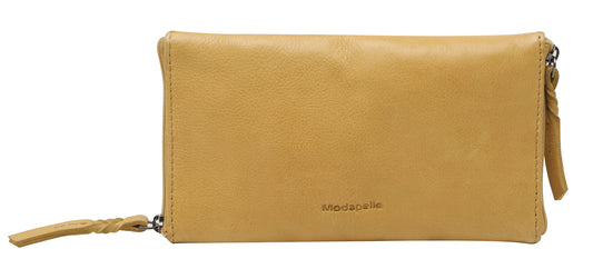Leather Optical/Phone Case - Yellow