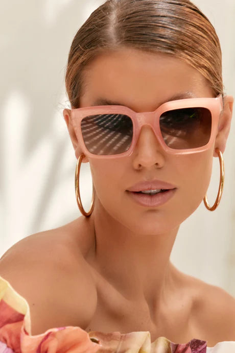 Shallow Waters Oversized Sunglasses - Pink