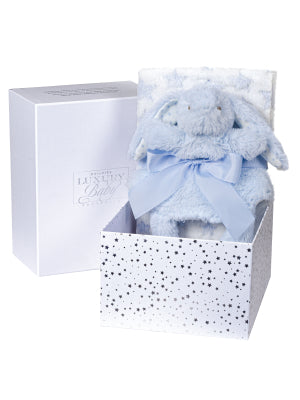 Bunny Snuggie and Blanket Set - Blue