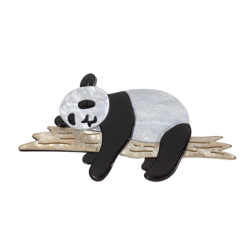 Sleeping Panda Brooch