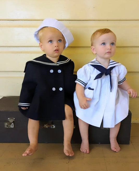 Nautical Sailor Toddler Dress