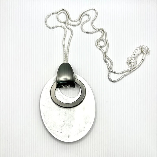 Titanium Ring Necklace