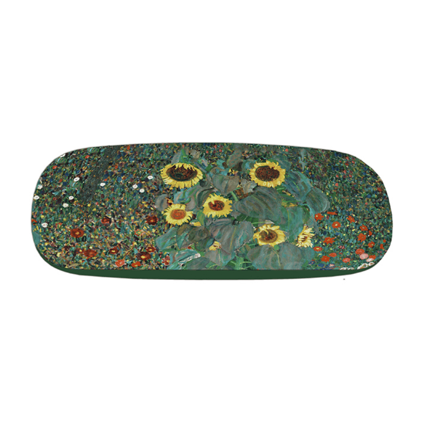 Hard Glasses Case - Garden with Sunflowers
