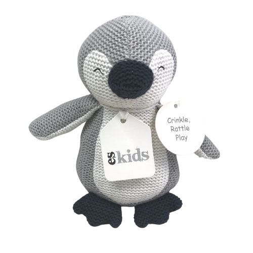 Knitted Baby Rattle/Crinkler