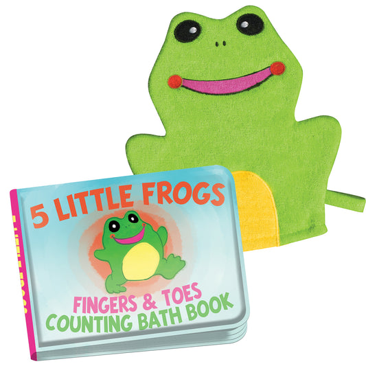 Bath Book & Mitt - Duck & Frog