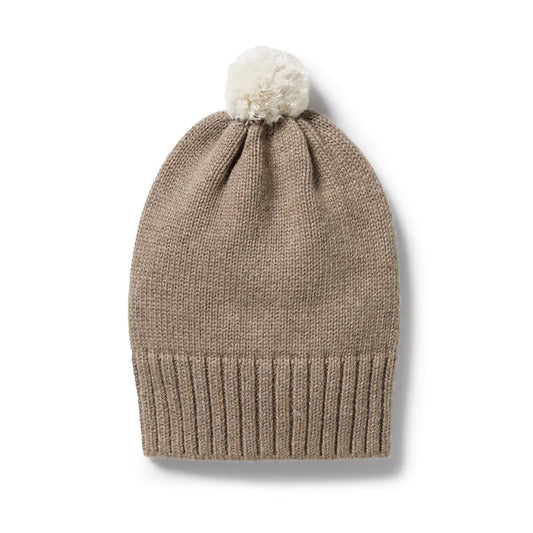 Knitted Hat - Walnut