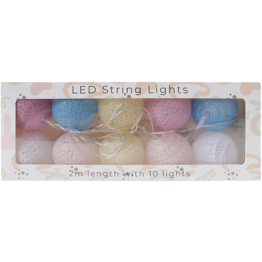 LED String Lights - Pastel