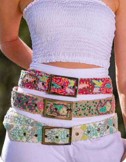 Embroidered Belts - Assorted
