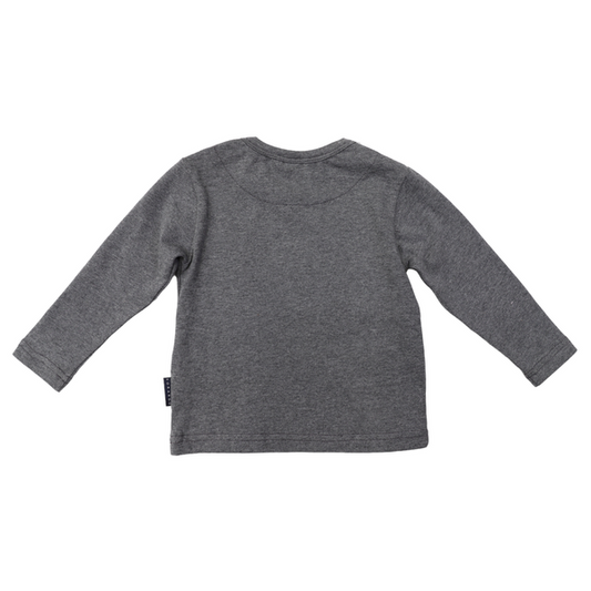 Tip Truck L/S Tee - Charcoal