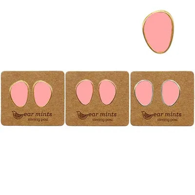 Teardrop Earrings - Shell Pink