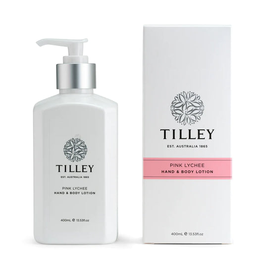 Tilley Hand & Body Lotion - Pink Lychee 400ml