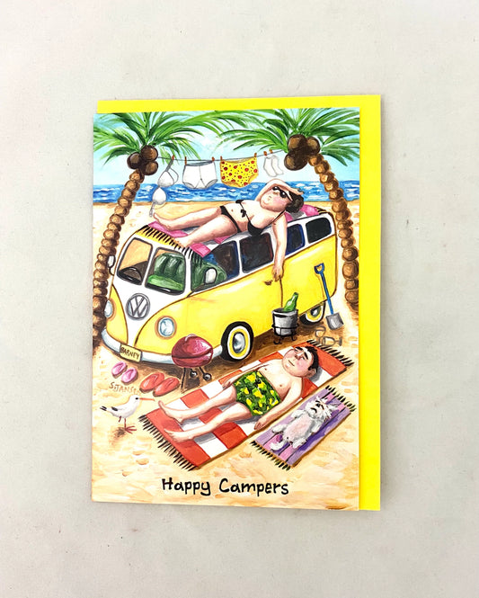 Greeting Card - Happy Campers