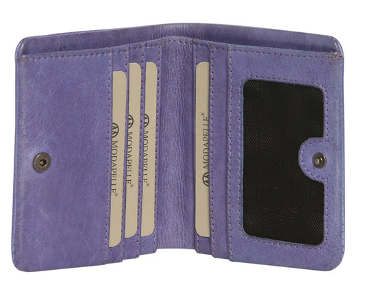 Soft Cow Leather RFID Protected Small Wallet - Assorted