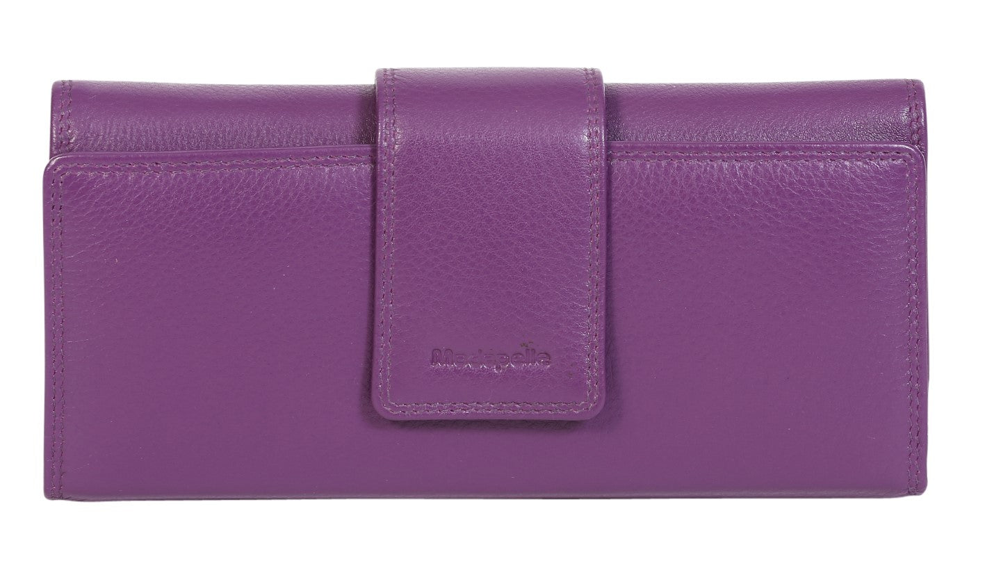 Protected Ladies Full Flap Leather Wallet