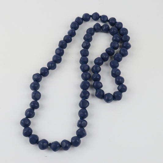 Pebble Necklace - Navy