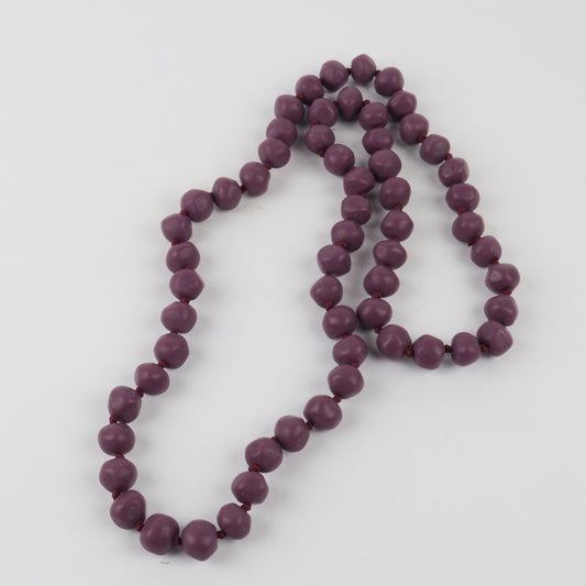Pebble Necklace - Purple