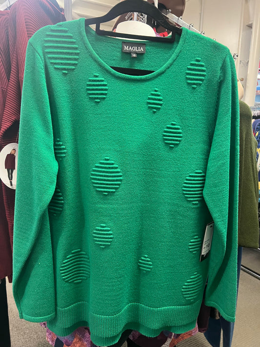 Detail Knit Pullover - Jade