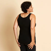 Woolerina Wool Singlet - Black
