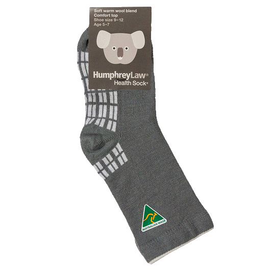 Childrens Merino Wool Socks - Grey