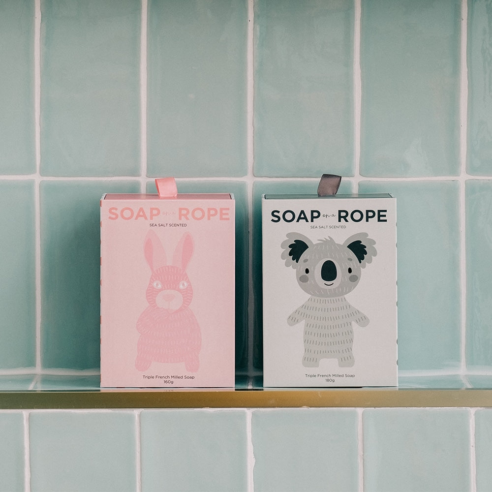 Soap On a Rope - Pink Bunny