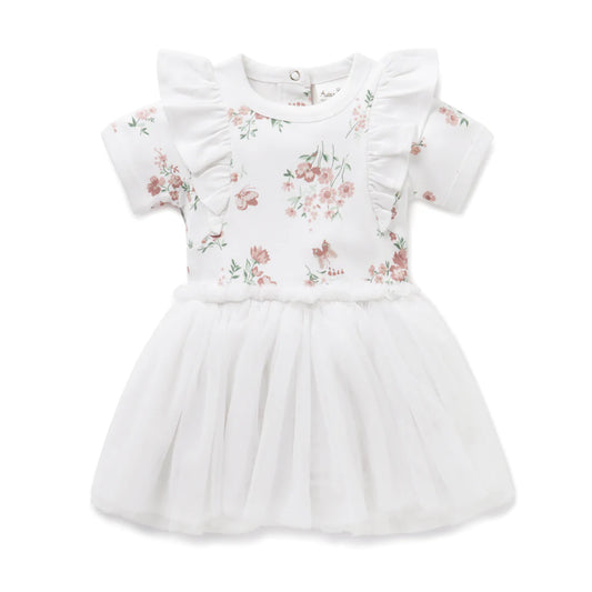 Aster & Oak Primrose Tutu Dress - White
