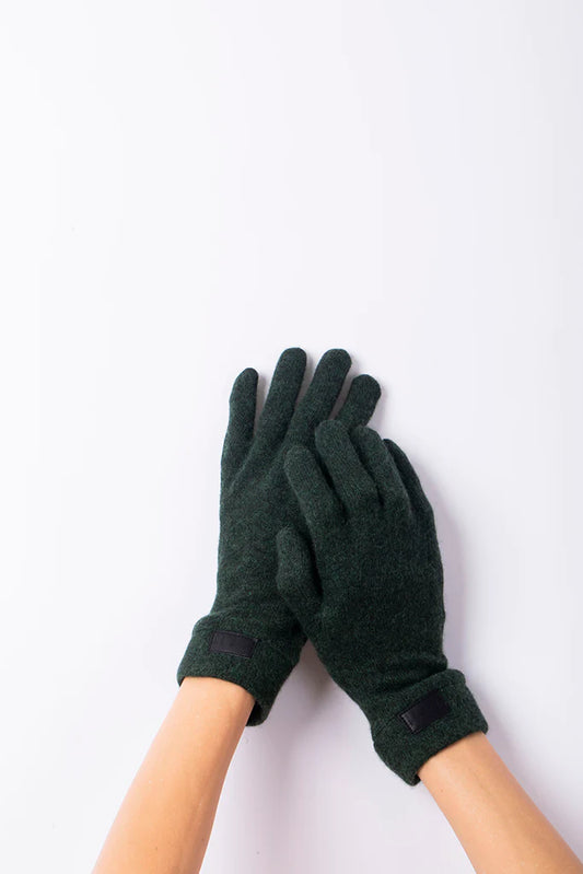 Cashmere Gloves - Military Green