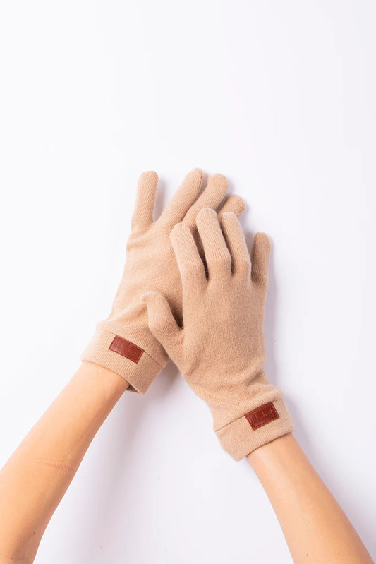 Cashmere Gloves - Beige
