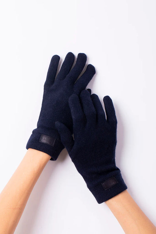 Cashmere Gloves - Navy