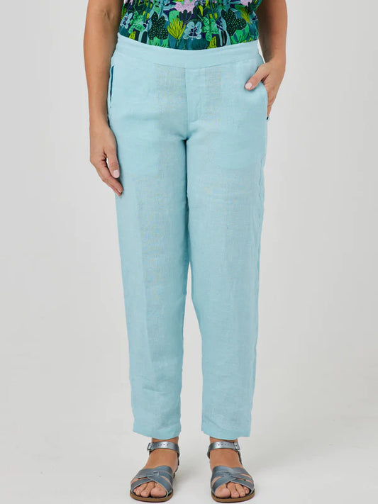 Jump Linen Pant by Cake - Sky