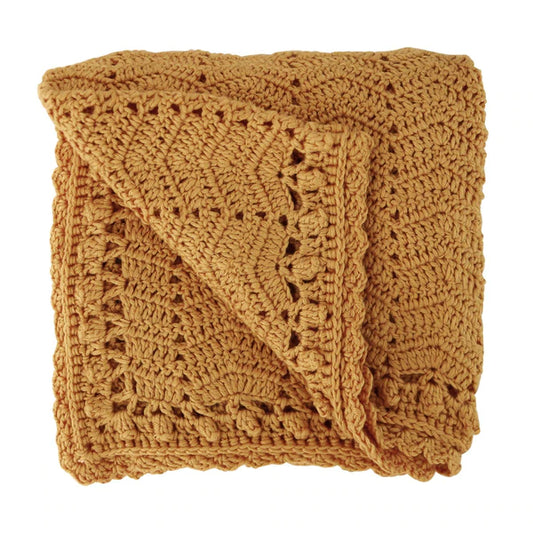 Crochet Baby Blanket - Cinnamon