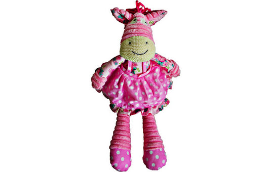 Baby Boo Plush Horse - Pink & Blue
