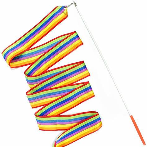 Ribbon Wand - Rainbow Dancer