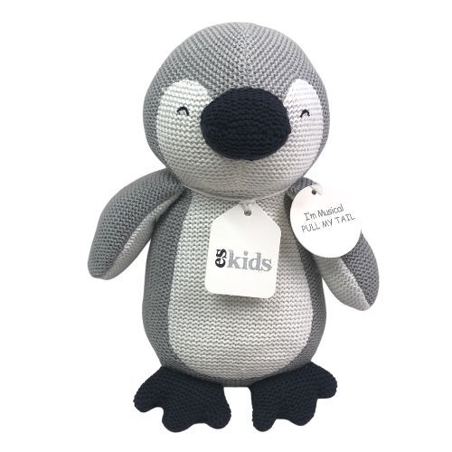 Knitted Musical Penguin - 3 Colours