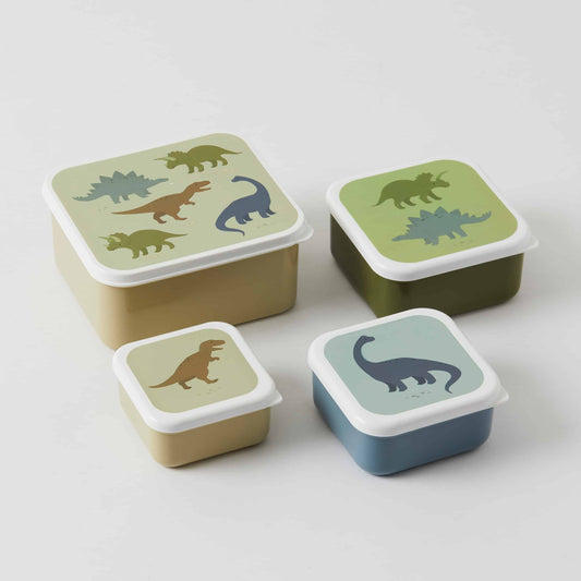 Dinosaurs Lunch Snack Boxes S/4