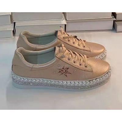 Sosa Leather Sneakers - Rose Gold