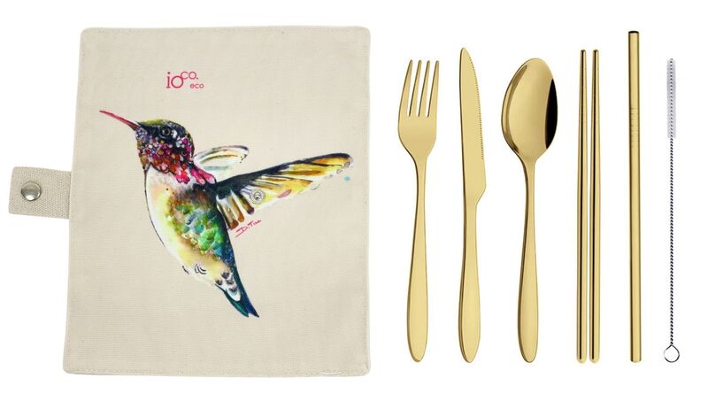 Eco Travel Cutlery Wrap - Assorted Prints