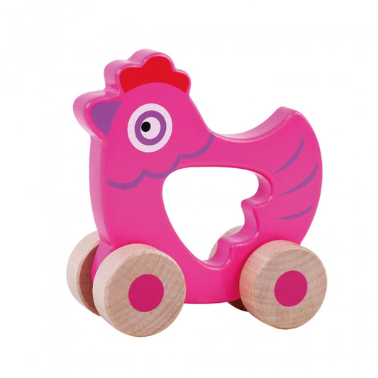 Wooden Wheelie Toy - Assorted