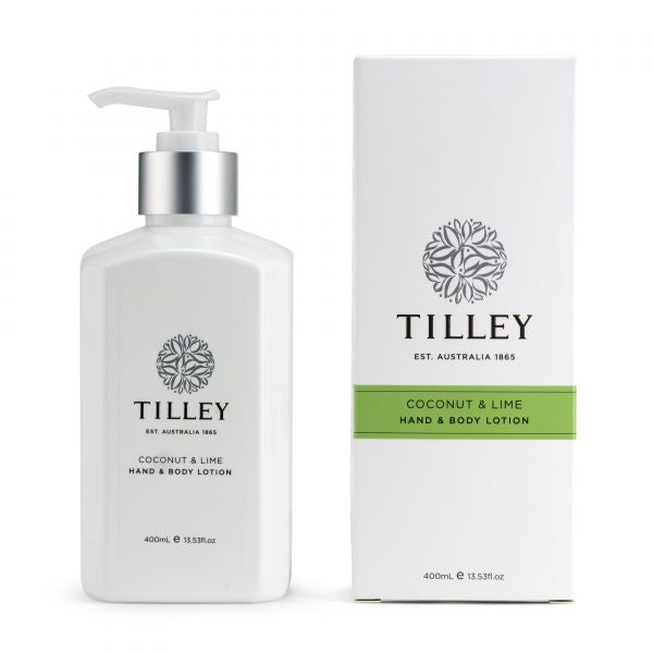 Tilley Hand & Body Lotion - Coconut & Lime 400mL