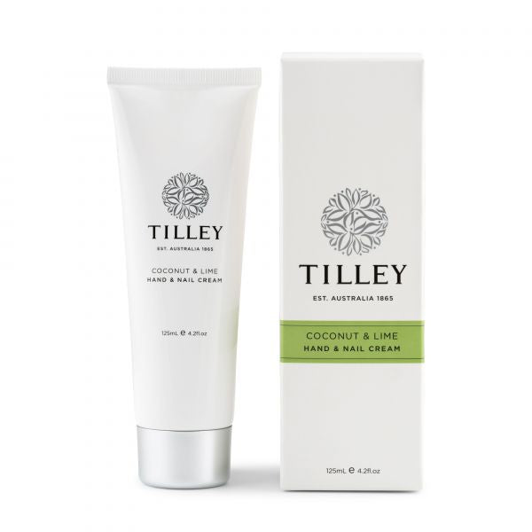 Tilley Deluxe Hand & Nail Cream - Coconut & Lime 125mL